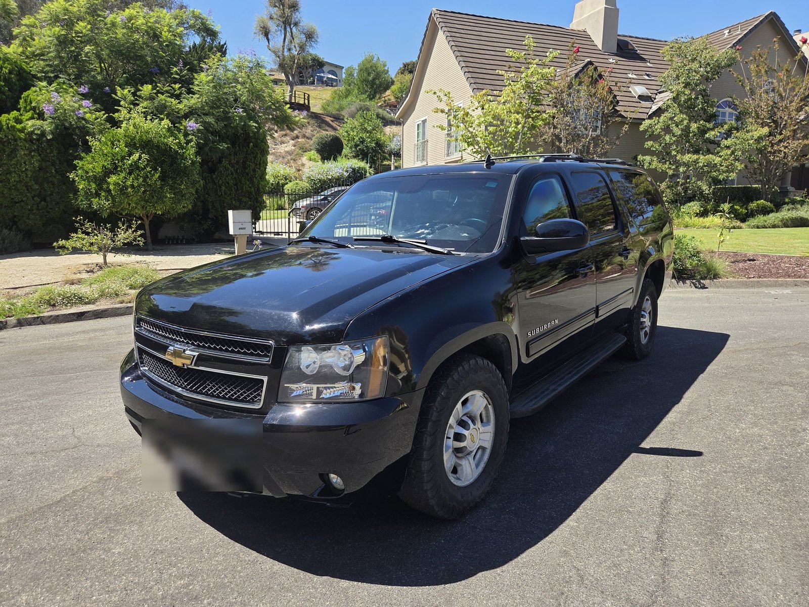 Front three-quarter on a residential street